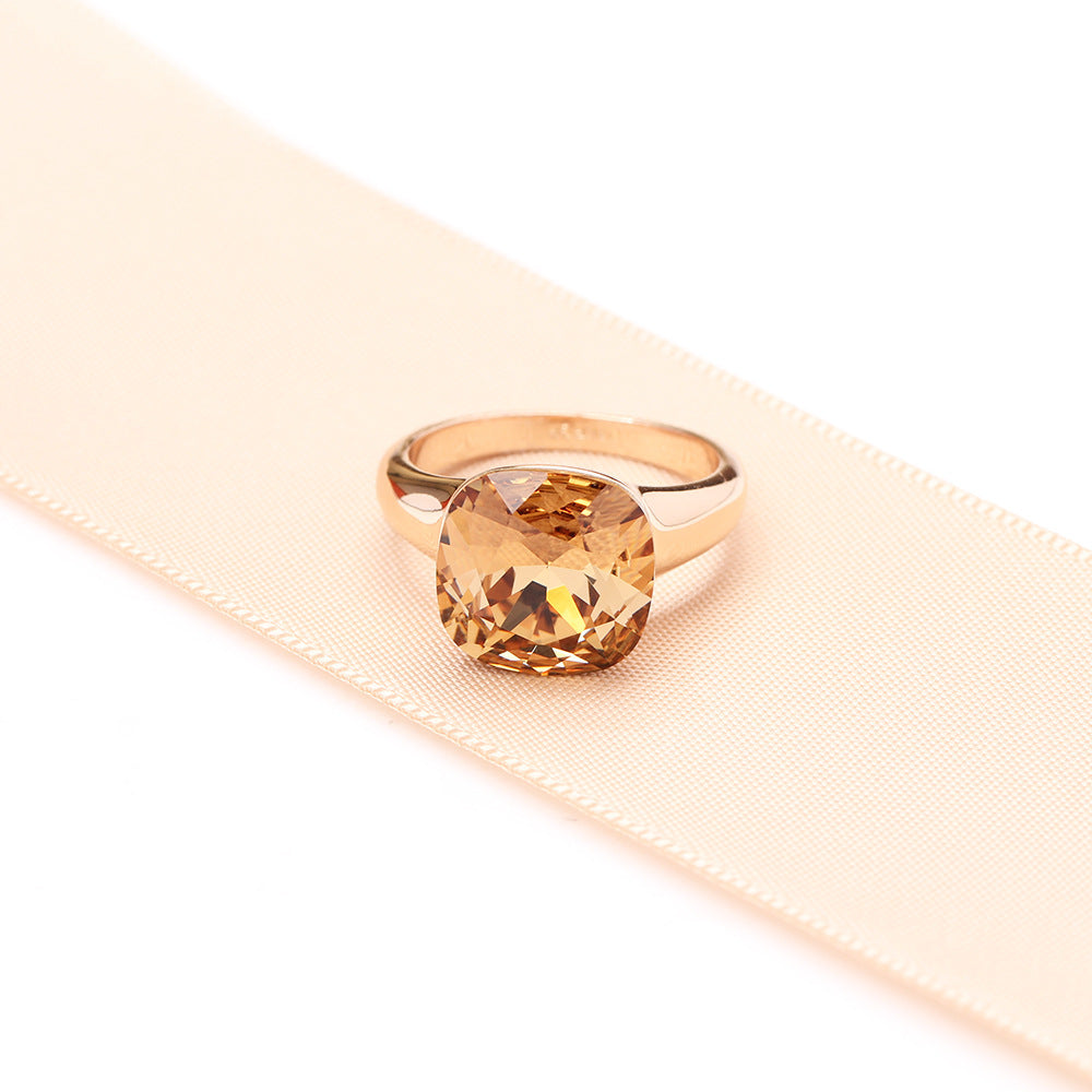 Classic Multi-Color Crystal Ring