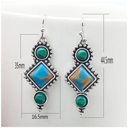 Vintage Thai Dragon Earrings
