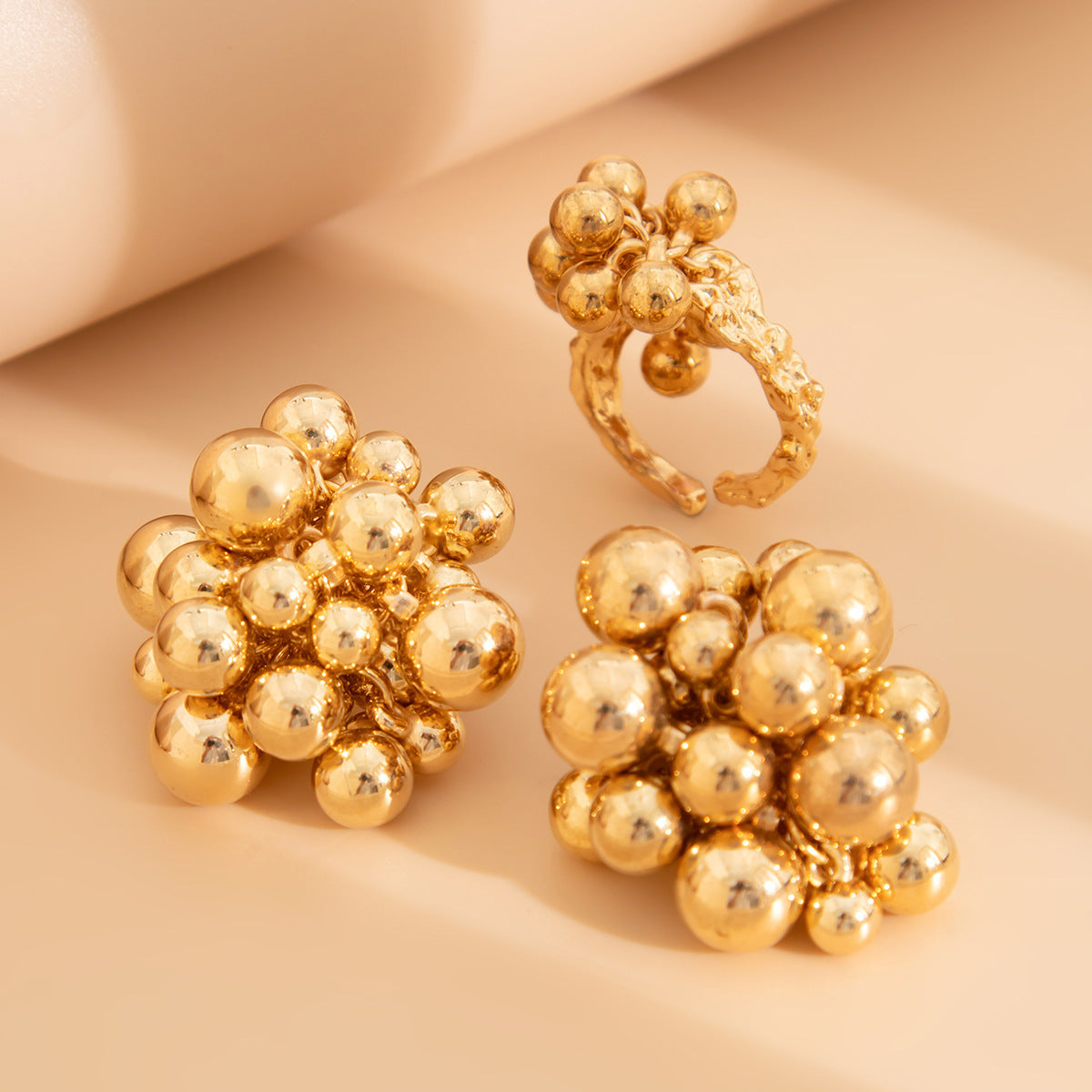 Elegant Geometry Beaded Earrings