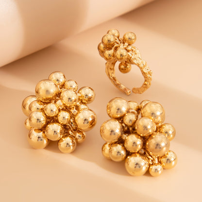 Elegant Geometry Beaded Earrings
