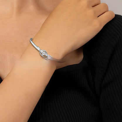 Elegant Metal Zirconium Bracelet