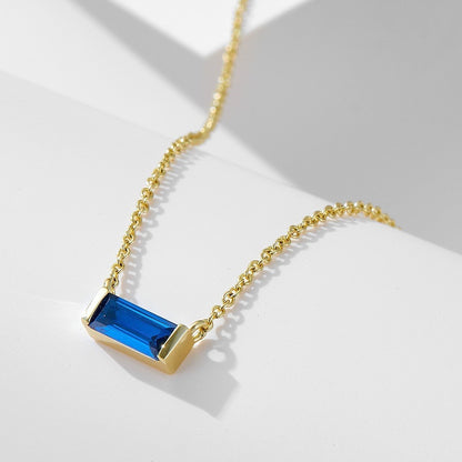 Twelve Birthstone Clavicle Necklace