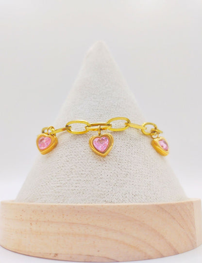 Heart-Shaped Handmade Bracelet