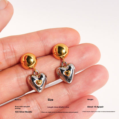 Elegant Round Zircon Earrings