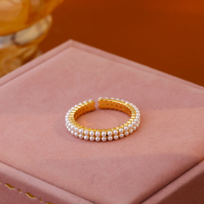 Niche Design Pearl Ring