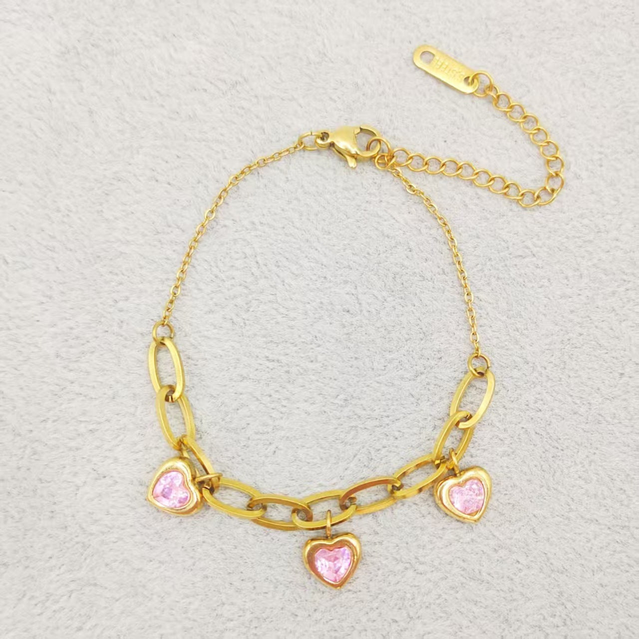 Heart-Shaped Handmade Bracelet