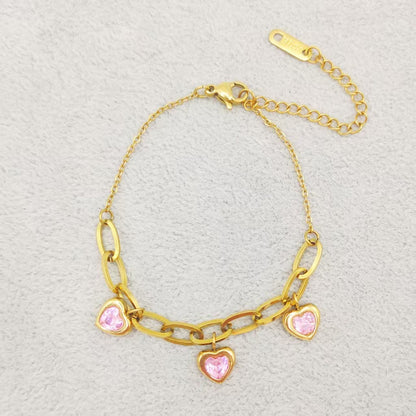 Heart-Shaped Handmade Bracelet