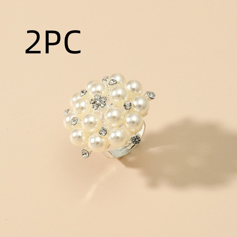 Adjustable Pearl Index Ring