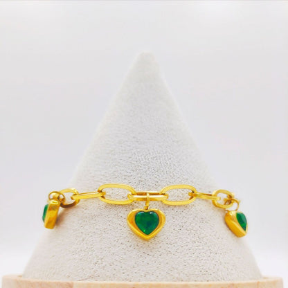 Heart-Shaped Handmade Bracelet