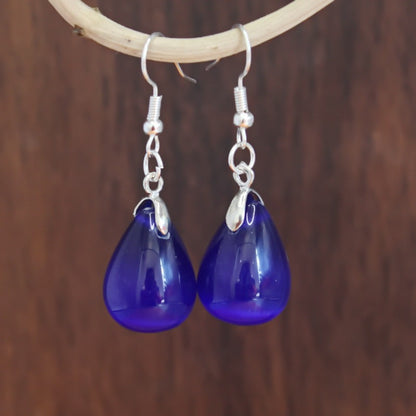 Elegant Water Drop Opal Earrings