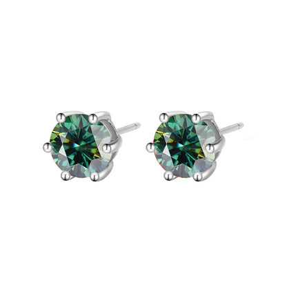 Elegant Moissanite Ear Studs