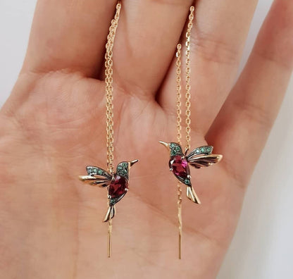 Elegant Bird Lady Earrings