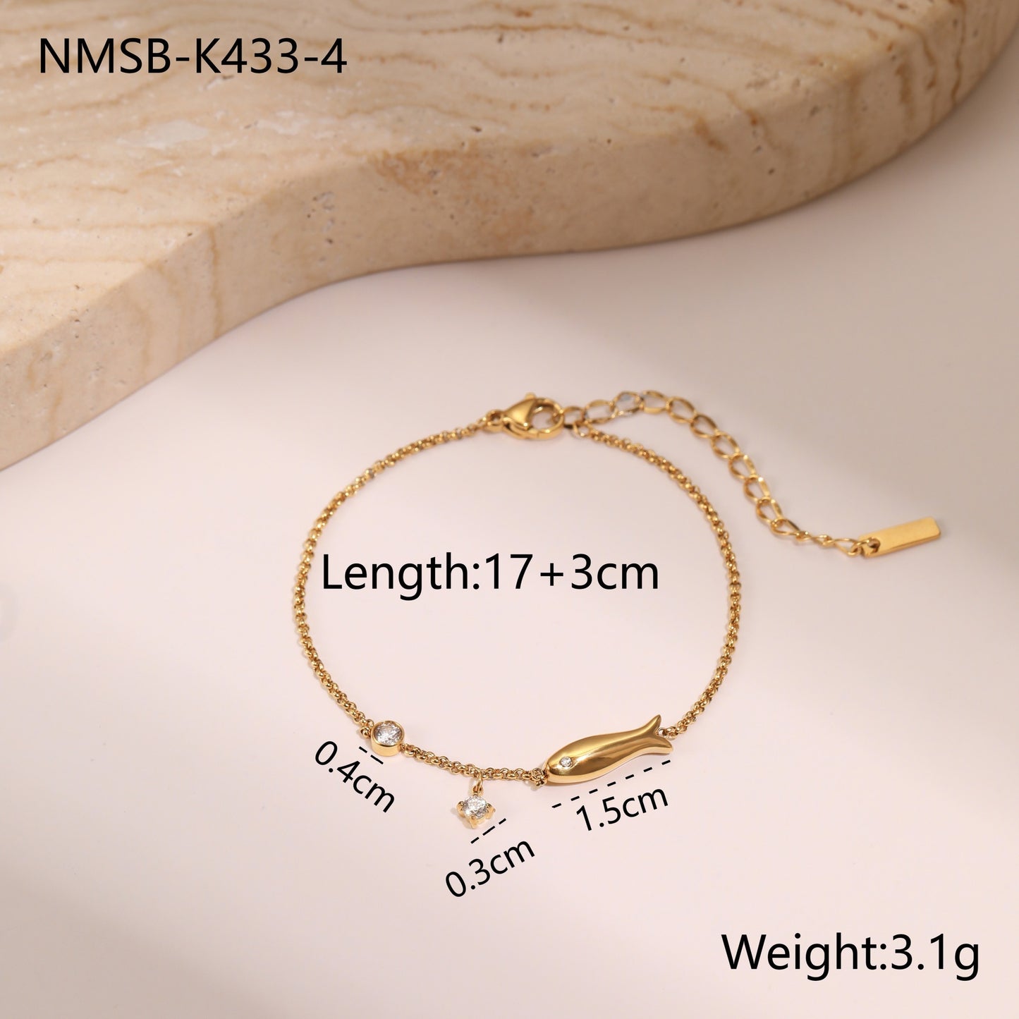 Exquisite Gold Plated Bracelet