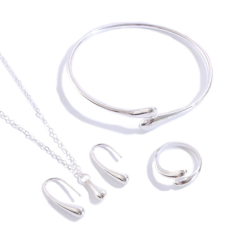 Elegant Water Drop Jewelry Set