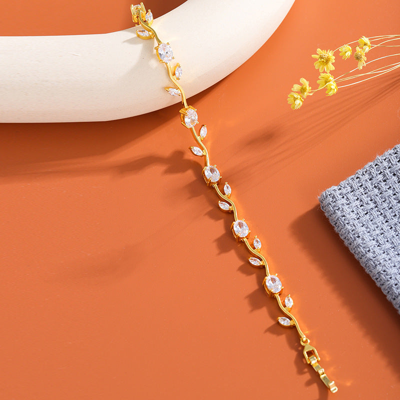 Zircon Tennis Bracelet Elegance