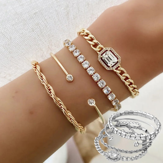 Vintage Bohemian Crystal Bracelets