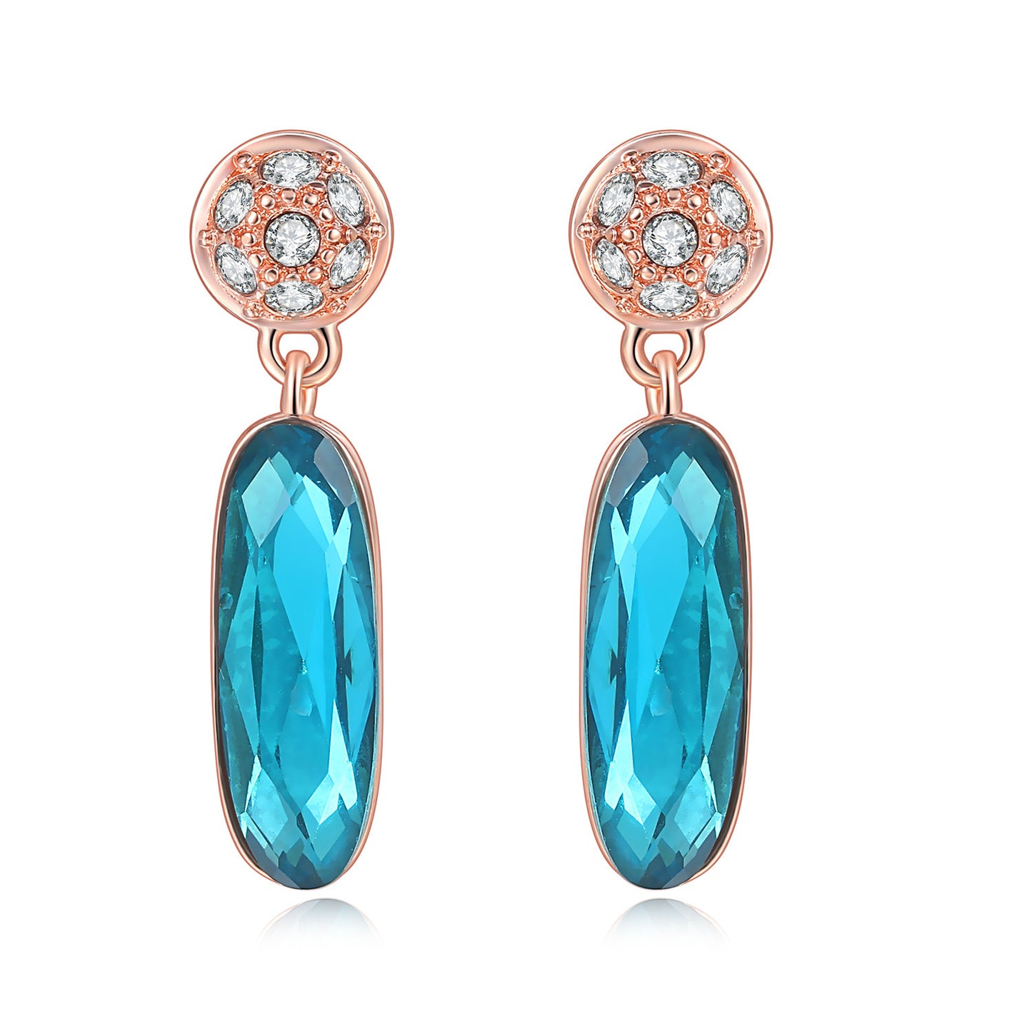 Hazy Moon Geometric Earrings