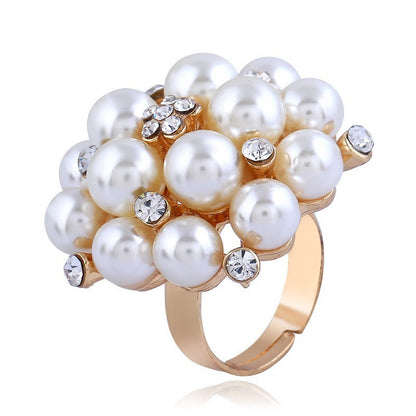 Adjustable Pearl Index Ring