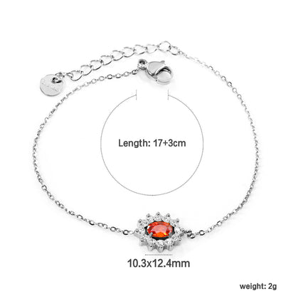 Elegant Round Drop Bracelet