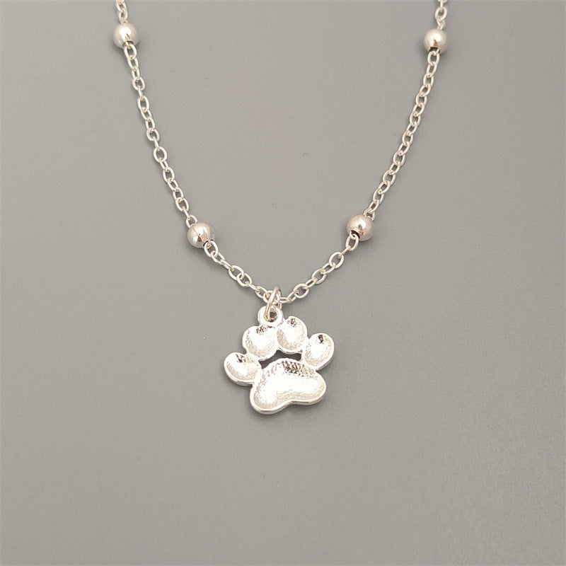 Bohemian Paw Print Anklet