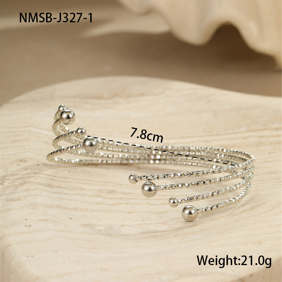 Elegant 18K Gold Plated Bracelet Ring