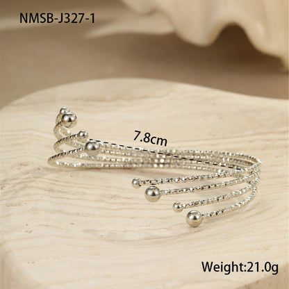 Elegant 18K Gold Plated Bracelet Ring