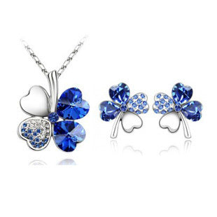 Four Leaf Clover Crystal Set