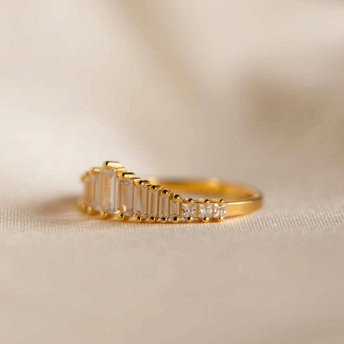 S925 Sterling Silver Organ Ring