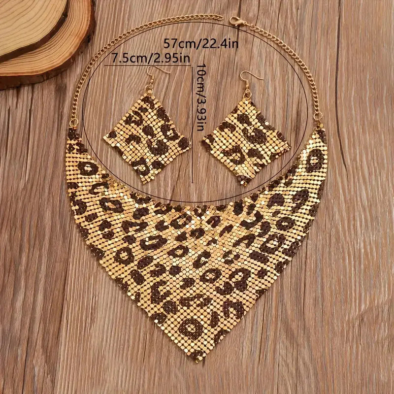 Silk Scarf Necklace Set