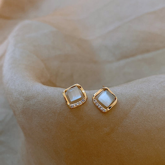 Light Luxury Square Earrings