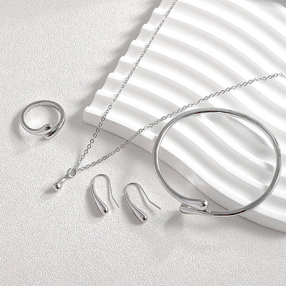 Elegant Water Drop Jewelry Set