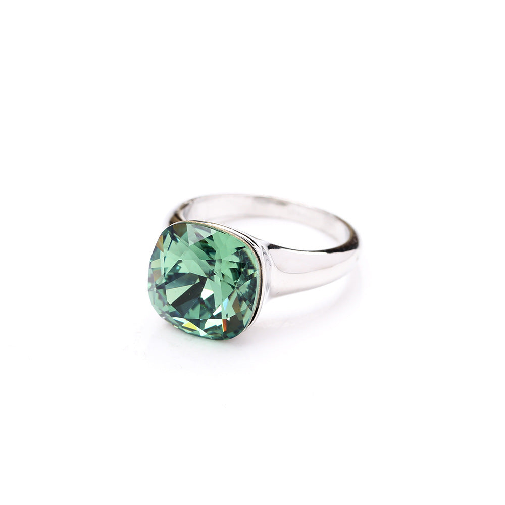 Classic Multi-Color Crystal Ring