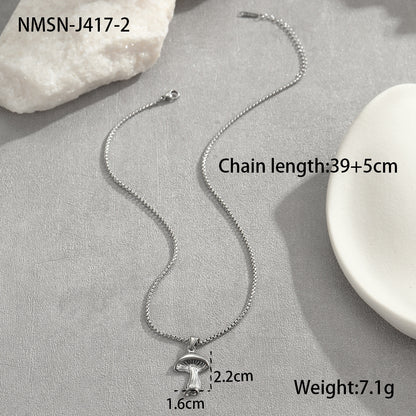 Coconut Fishtail Stainless Steel Necklace