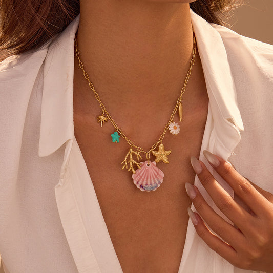Ocean Starfish Vacation Necklace