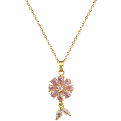 Light Luxury Diamond Necklace Set