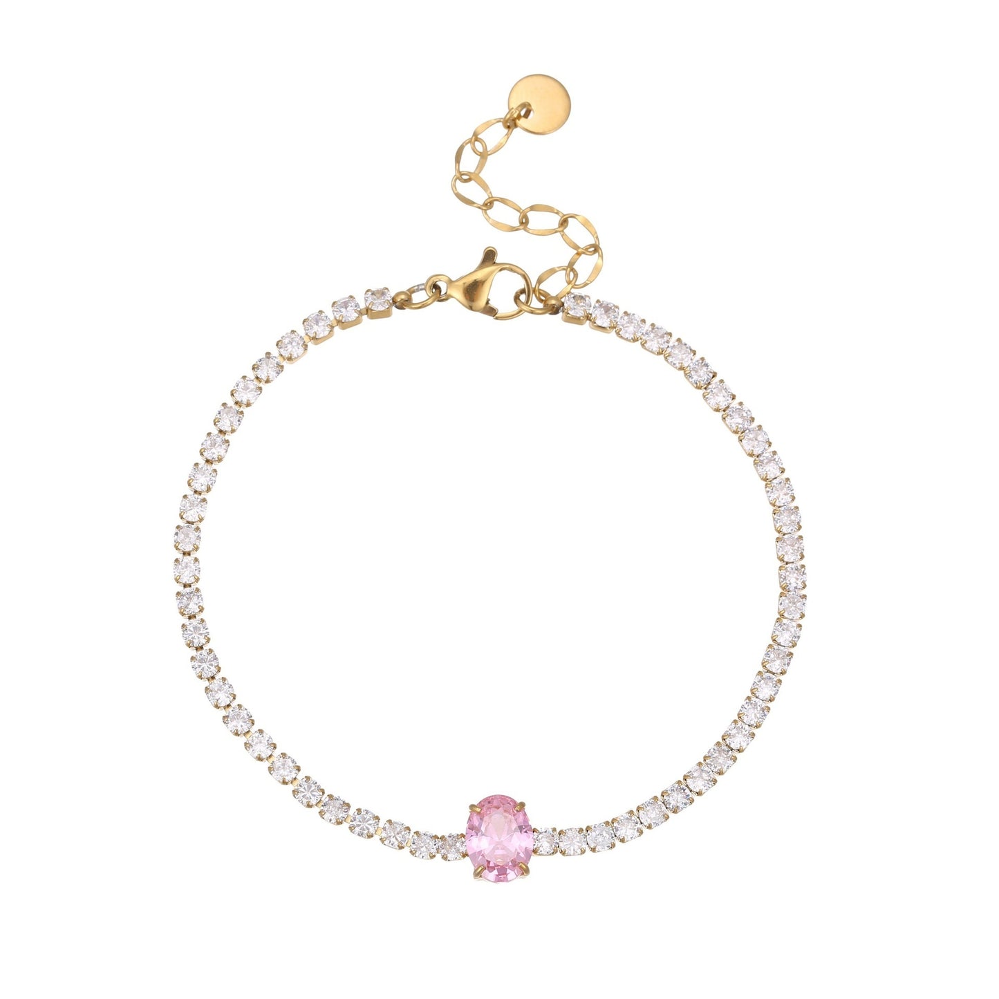 Titanium Steel Zircon Bracelet