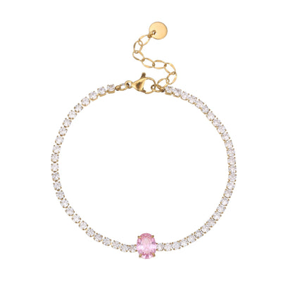 Titanium Steel Zircon Bracelet