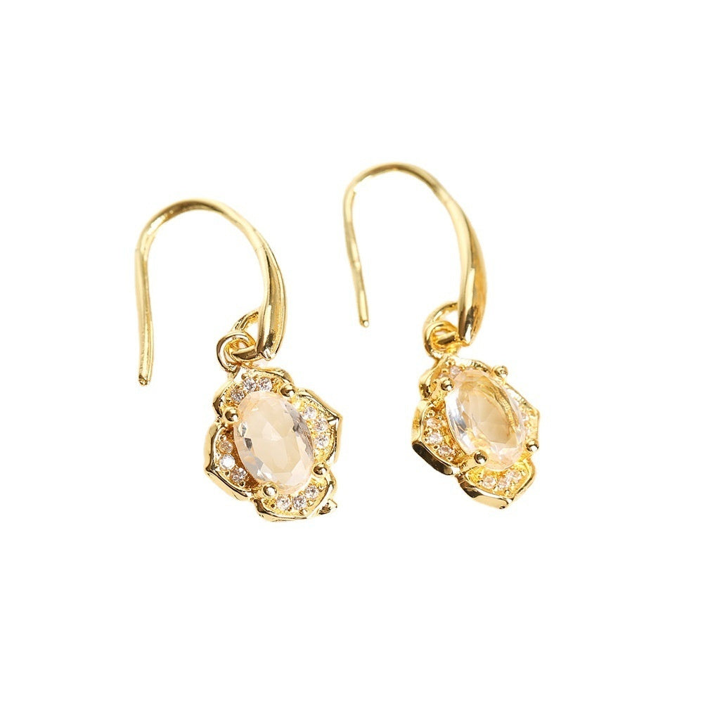 Elegant Crystal Zircon Jewelry Set