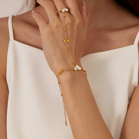 Stainless Steel Heart Bracelet