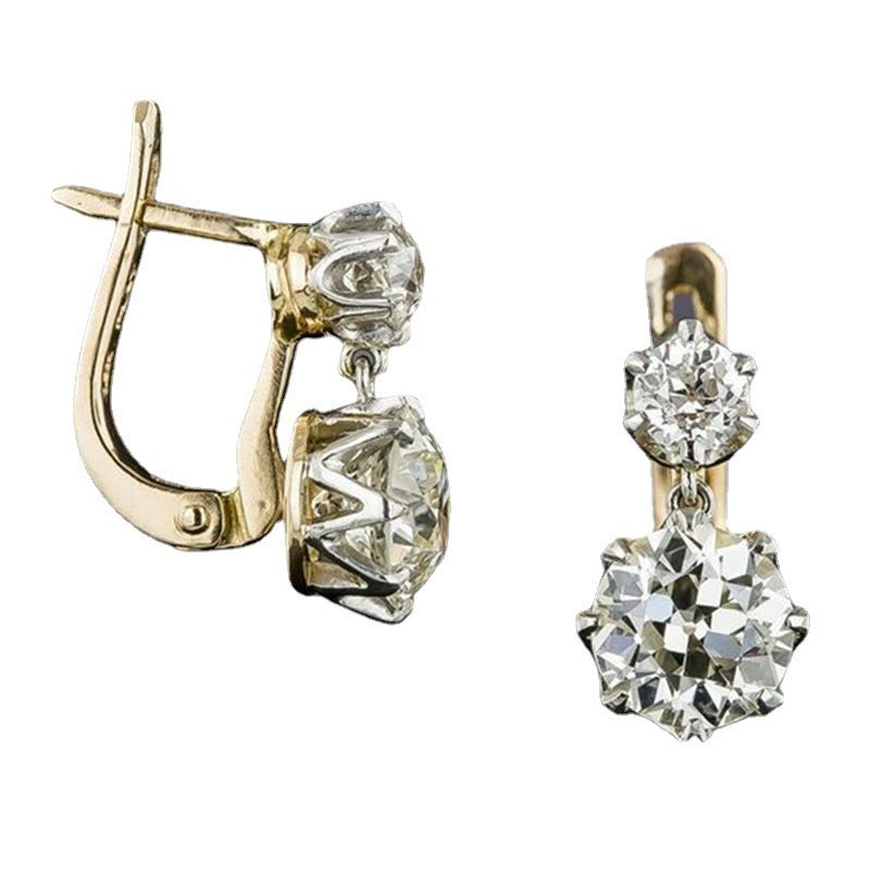 Luxury Zircon Geometric Earrings