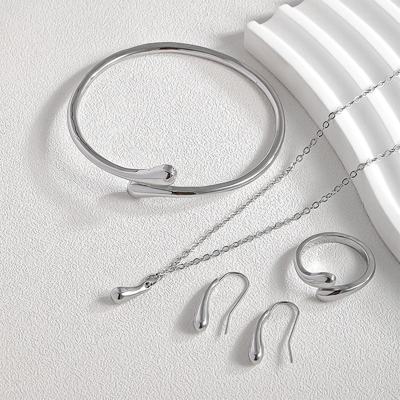 Elegant Water Drop Jewelry Set