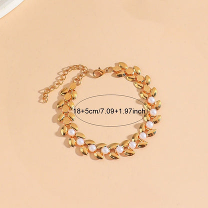 Bohemian Leaf Bracelet for Elegance