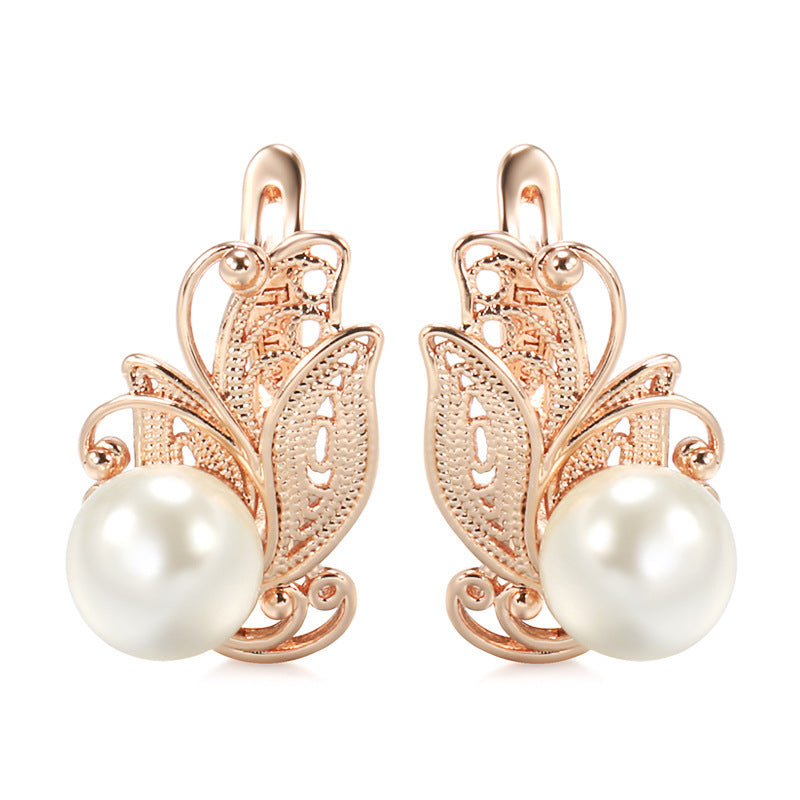 Personalized Butterfly Pearl Earrings