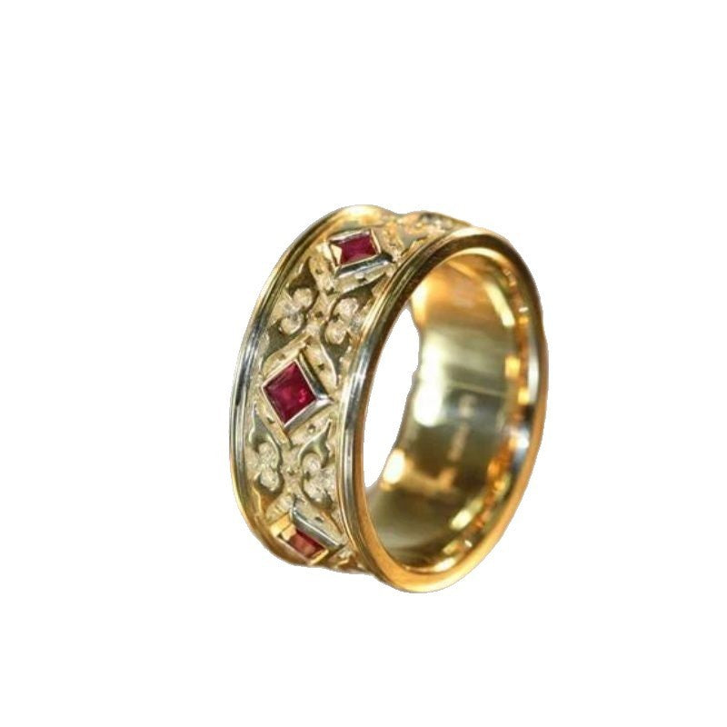 Retro Light Luxury Ring