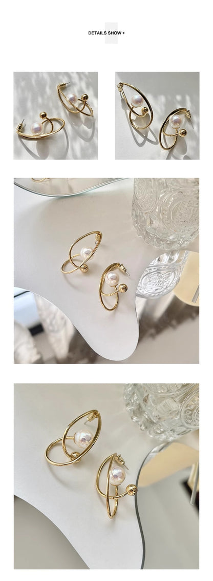 High-End Pearl Earrings