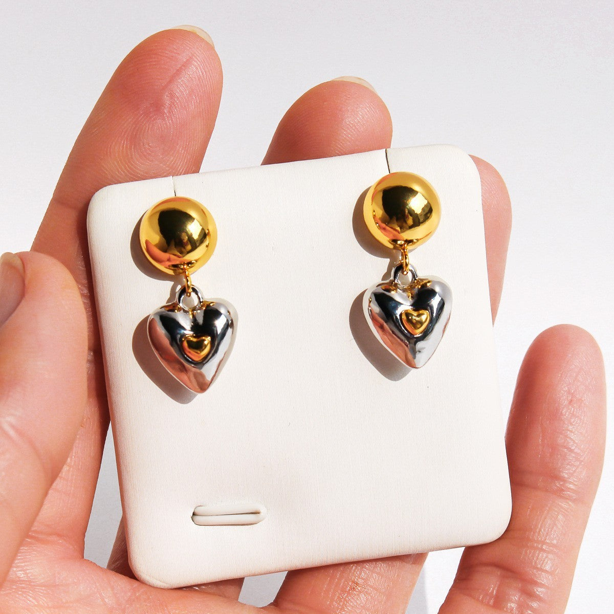 Elegant Round Zircon Earrings