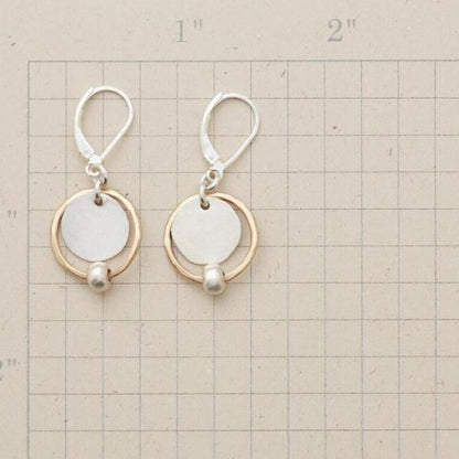 Retro Two-Tone Fashion Earrings
