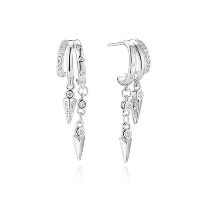 Personalized Diamond Overlay Earrings