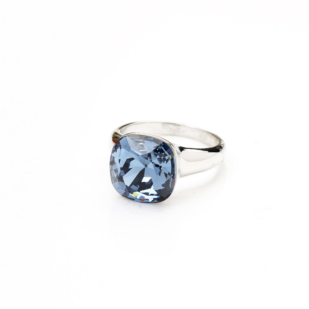 Classic Multi-Color Crystal Ring