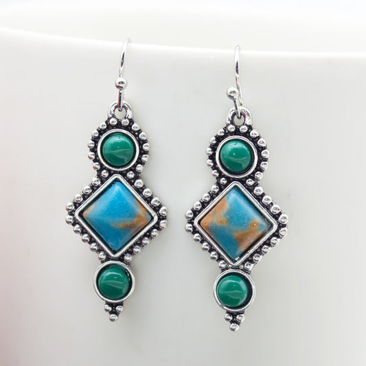 Vintage Thai Dragon Earrings